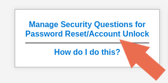 Click Manage Security Questions