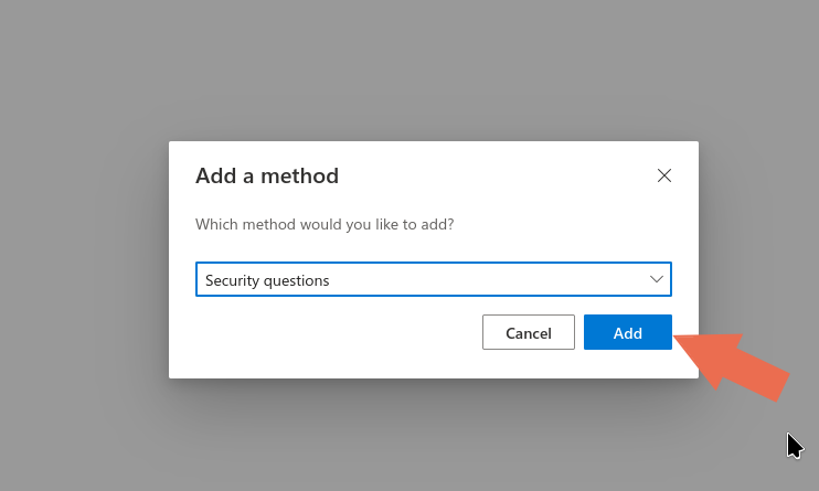 Select Security Questions